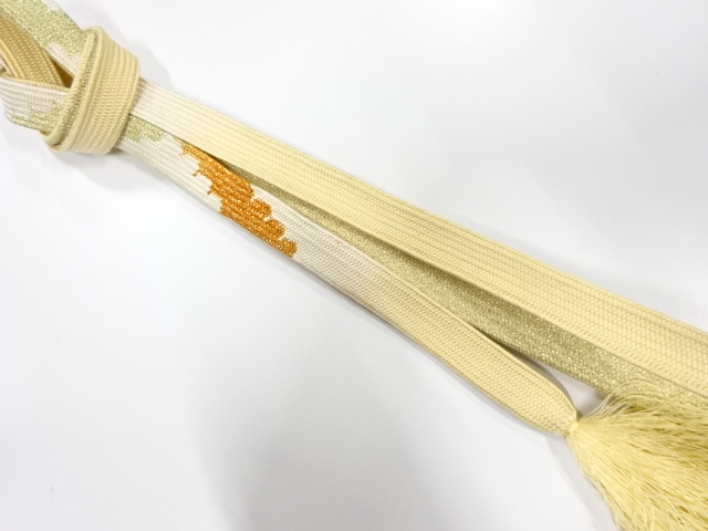 正絹　手組帯締め